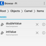Screenshot of OPC UA client